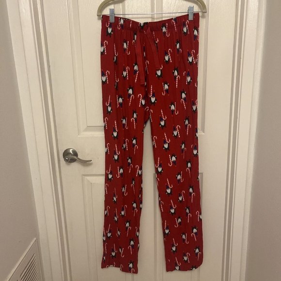 Old Navy Intimates & Sleepwear Old Navy Pajama Lounge Pants Small Tall Red Flannel Christmas